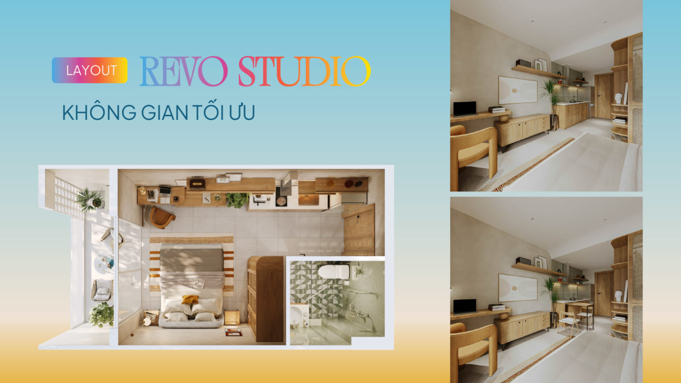 Thiết kế căn hộ Revo Studio Libera Nha Trang